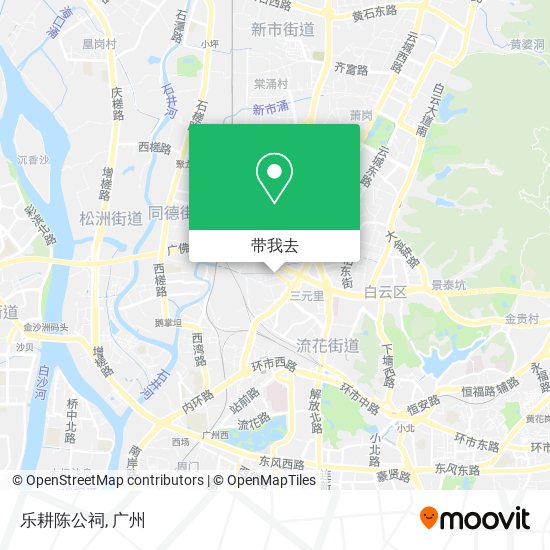 乐耕陈公祠地图