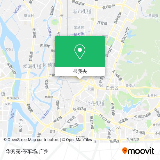 华秀苑-停车场地图
