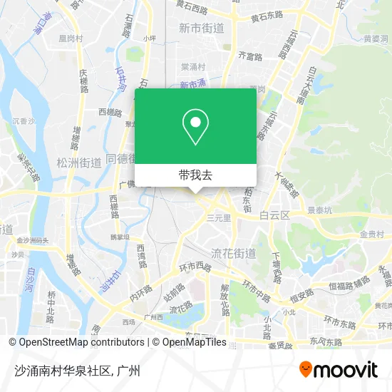 沙涌南村华泉社区地图
