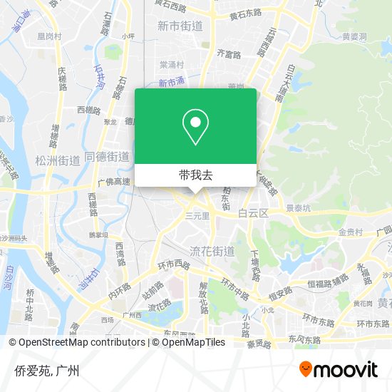 侨爱苑地图