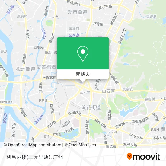 利昌酒楼(三元里店)地图