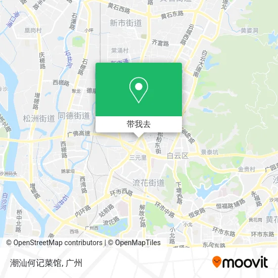 潮汕何记菜馆地图