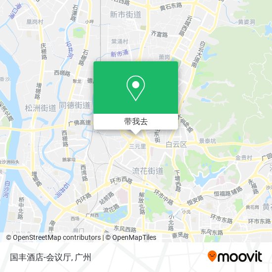 国丰酒店-会议厅地图