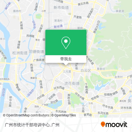 广州市统计干部培训中心地图