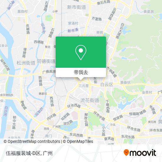 伍福服装城-D区地图