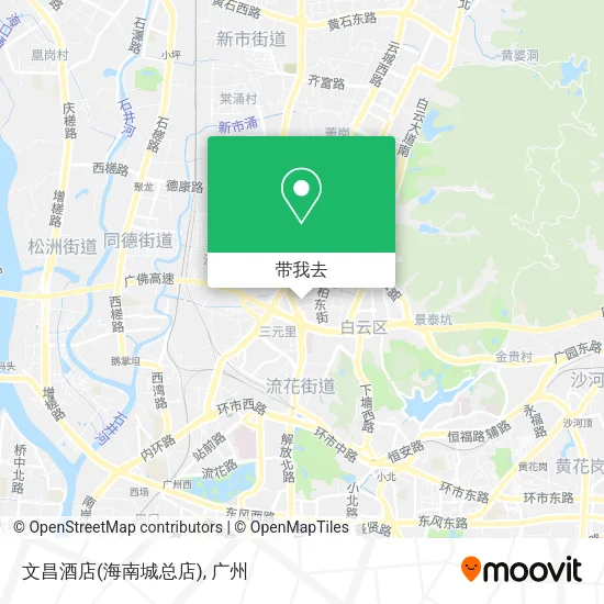 文昌酒店(海南城总店)地图