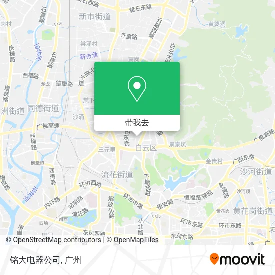 铭大电器公司地图
