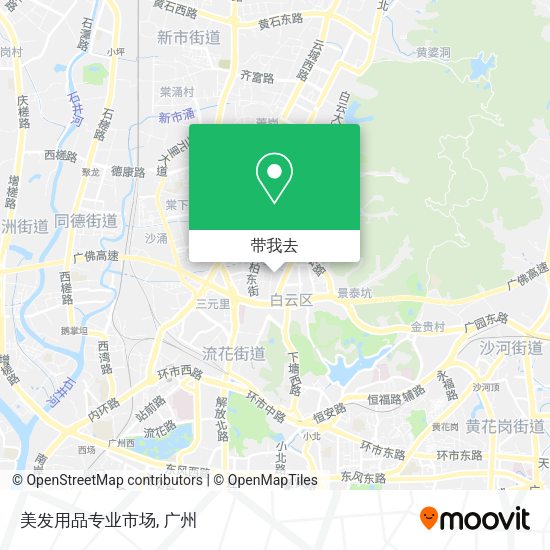 美发用品专业市场地图