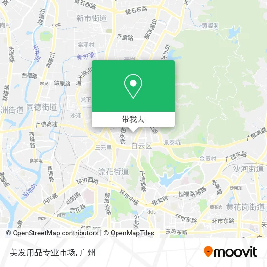 美发用品专业市场地图