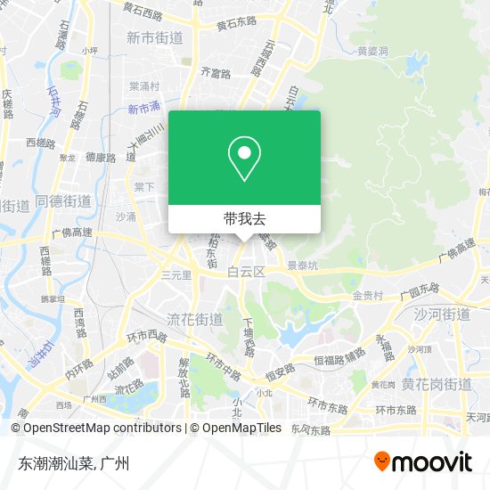 东潮潮汕菜地图