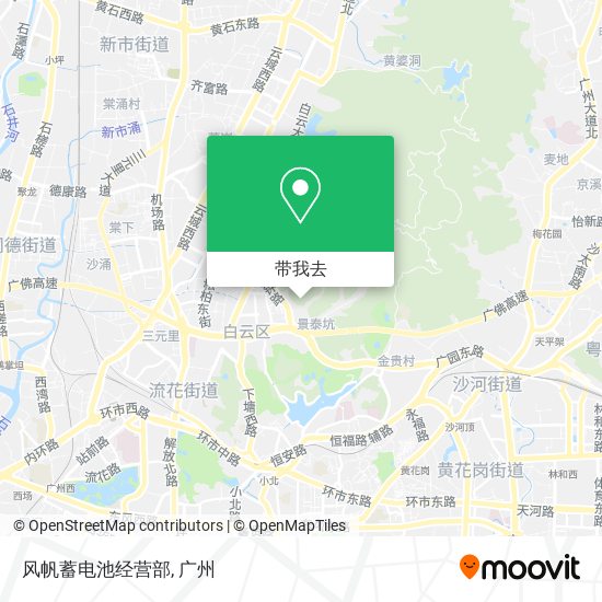 风帆蓄电池经营部地图