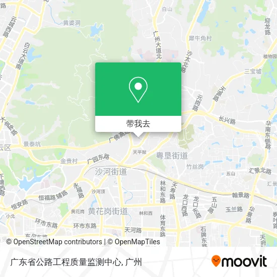 广东省公路工程质量监测中心地图