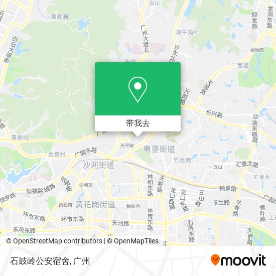 石鼓岭公安宿舍地图