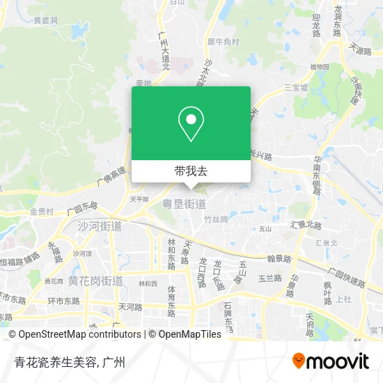 青花瓷养生美容地图