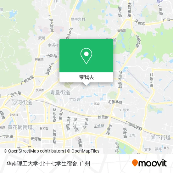 华南理工大学-北十七学生宿舍地图