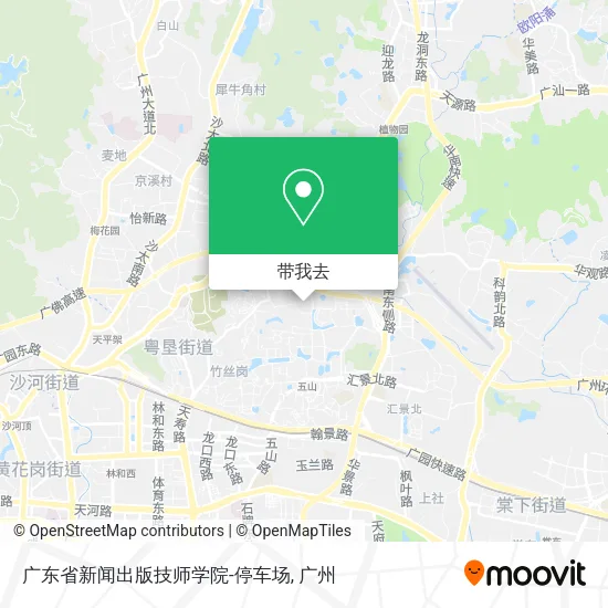 广东省新闻出版技师学院-停车场地图