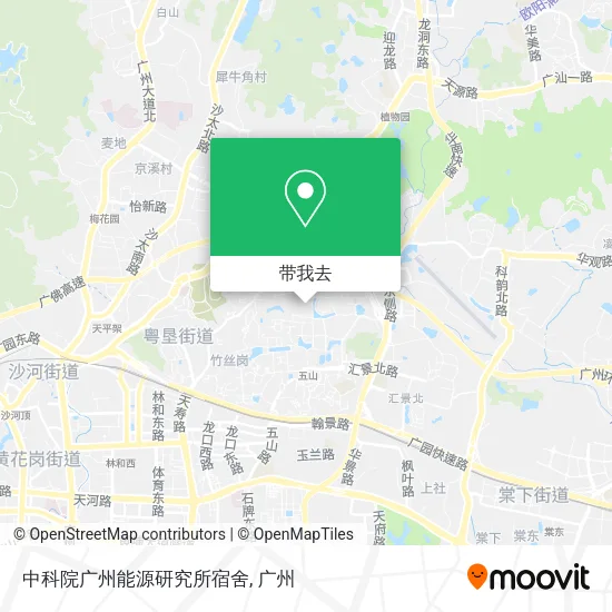 中科院广州能源研究所宿舍地图