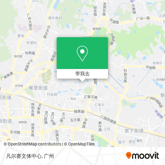 凡尔赛文体中心地图
