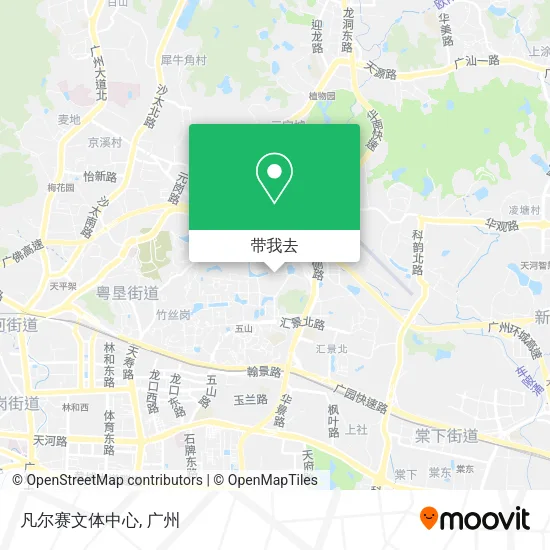 凡尔赛文体中心地图