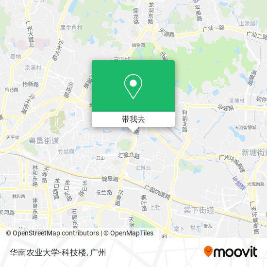 华南农业大学-科技楼地图