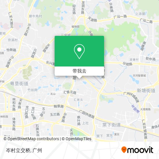 岑村立交桥地图