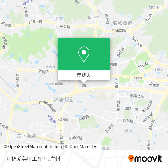 只指爱美甲工作室地图
