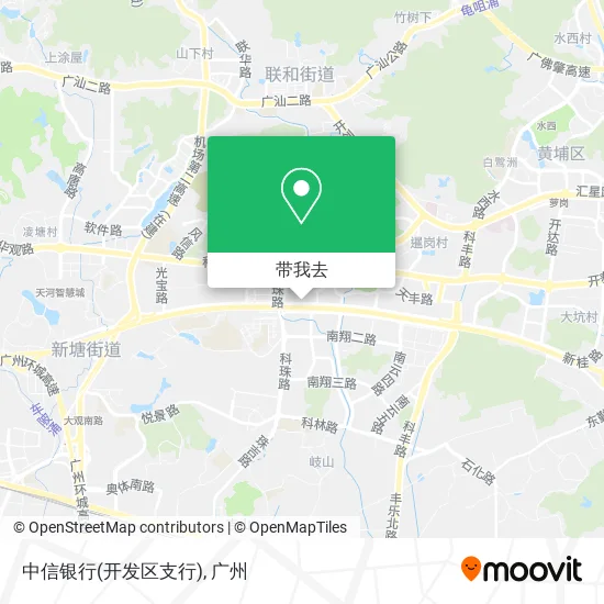 中信银行(开发区支行)地图
