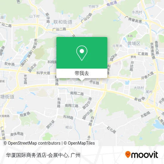 华厦国际商务酒店-会展中心地图