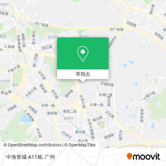 中海誉城-A11栋地图
