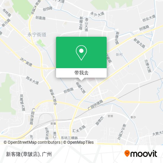 新客隆(章陂店)地图