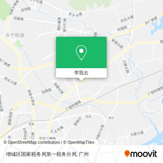增城区国家税务局第一税务分局地图