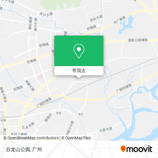 后龙山公园地图