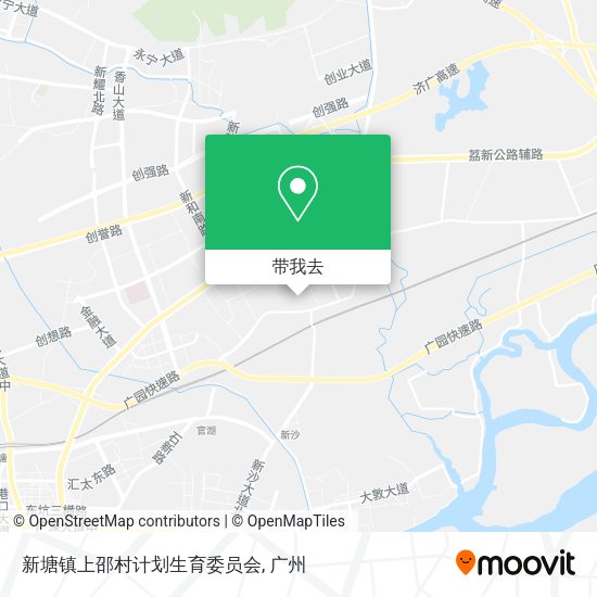 新塘镇上邵村计划生育委员会地图