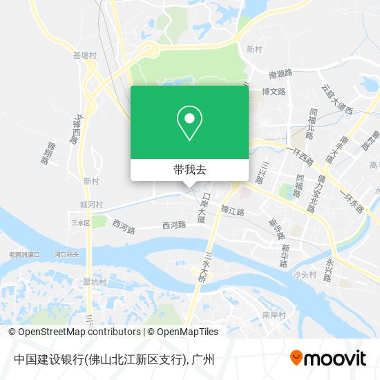 中国建设银行(佛山北江新区支行)地图