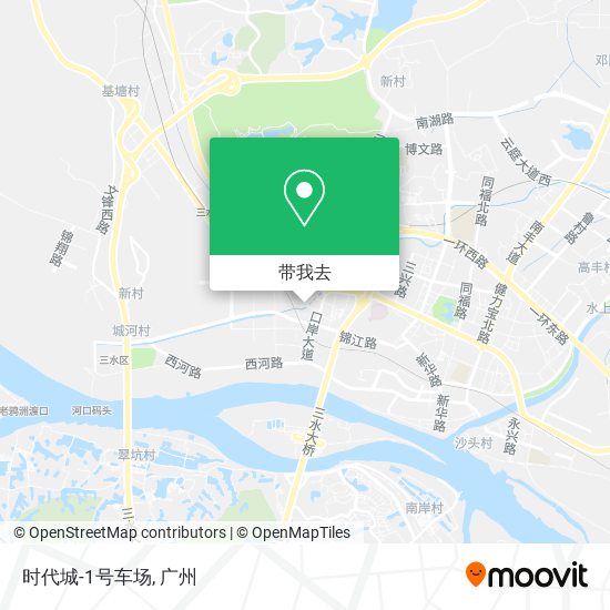 时代城-1号车场地图