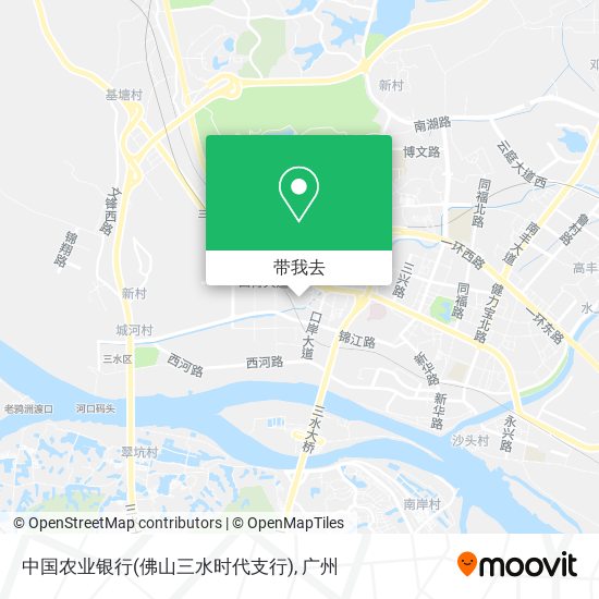 中国农业银行(佛山三水时代支行)地图