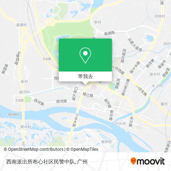 西南派出所布心社区民警中队地图