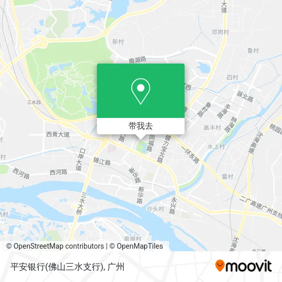 平安银行(佛山三水支行)地图