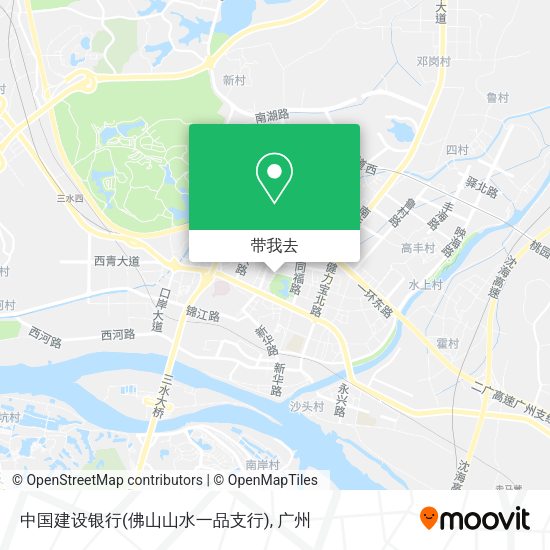 中国建设银行(佛山山水一品支行)地图