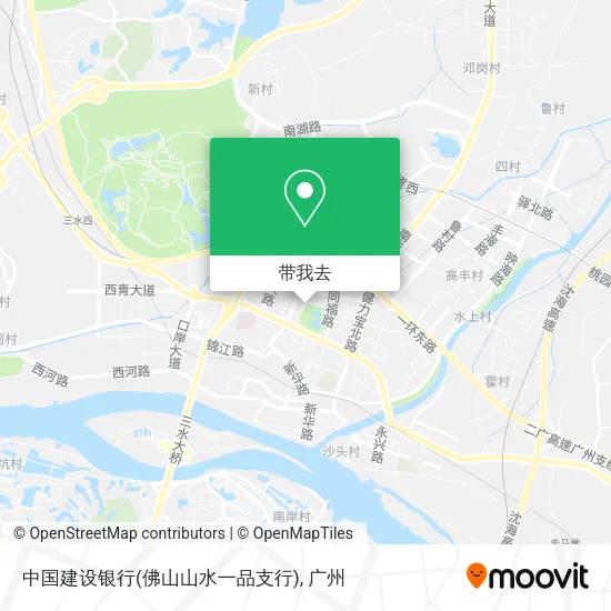 中国建设银行(佛山山水一品支行)地图
