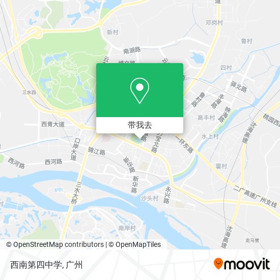 西南第四中学地图