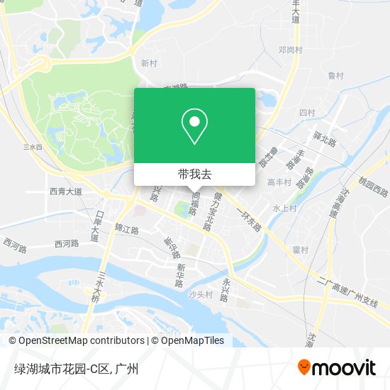 绿湖城市花园-C区地图