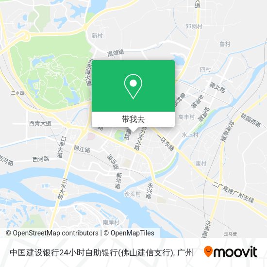 中国建设银行24小时自助银行(佛山建信支行)地图