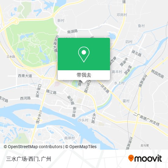 三水广场-西门地图