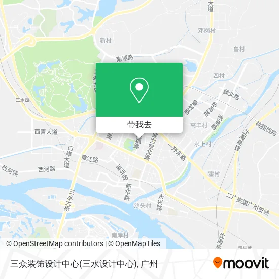 三众装饰设计中心(三水设计中心)地图