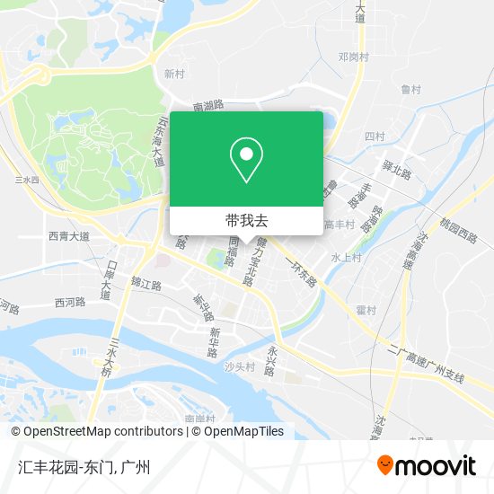 汇丰花园-东门地图