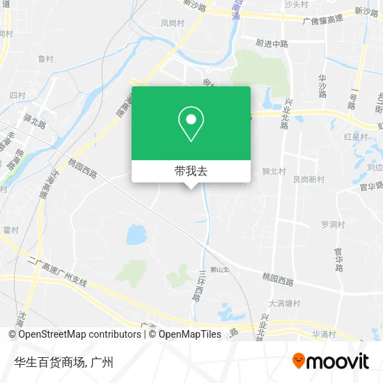 华生百货商场地图