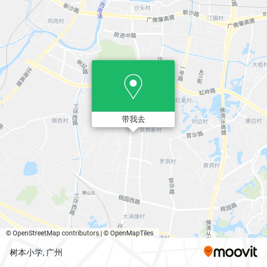 树本小学地图