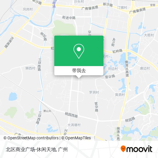 北区商业广场-休闲天地地图