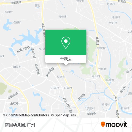 南国幼儿园地图